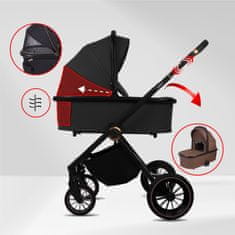 Babylux BabyLux otroški voziček Castor 2 v 1, gondola, lahek, zložljiv komplet