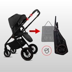 Babylux BabyLux otroški voziček Castor 2 v 1, gondola, lahek, zložljiv komplet