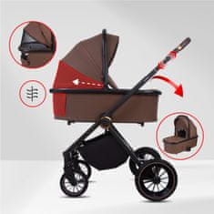 Babylux BabyLux otroški voziček Castor 2 v 1, gondola, lahek, zložljiv komplet