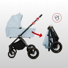 Babylux BabyLux Rosso 2v1 voziček, gondola, lahek, zložljiv komplet