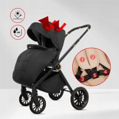 Babylux BabyLux Rosso 2v1 voziček, lahek, večnamenski za mesto