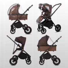 Babylux BabyLux otroški voziček Castor 2 v 1, gondola, lahek, zložljiv komplet
