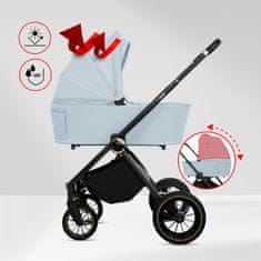 Babylux BabyLux Rosso 2v1 voziček, gondola, lahek, zložljiv komplet