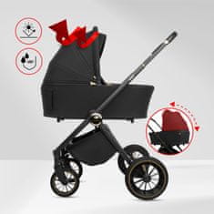 Babylux BabyLux Rosso 2v1 voziček, lahek, večnamenski za mesto