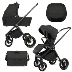 Babylux BabyLux Rosso 2v1 voziček, lahek, večnamenski za mesto