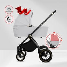 Babylux BabyLux Rosso 2v1 voziček, gondola, lahek, zložljiv komplet