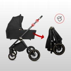 Babylux BabyLux Rosso 2v1 voziček, lahek, večnamenski za mesto