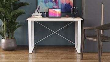 shumee Pisalna miza Drive 75x120x60 bela/artisan TM smart regaly