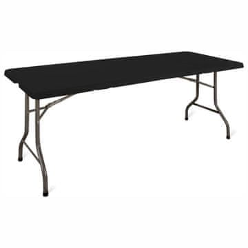 shumee Miza za dogodke 180x75cm - črna