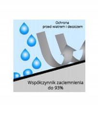 shumee IbizSail vrtno sončno jadro, vodoodporno, 4x3,5x3,5 m, bež