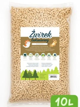 shumee Tivo | Luksuzno leseno stelje | Za mačke, kunce in glodavce - 10 l stelje
