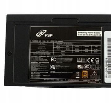 shumee FSP750-50ABA ATX igralni napajalnik 750 W
