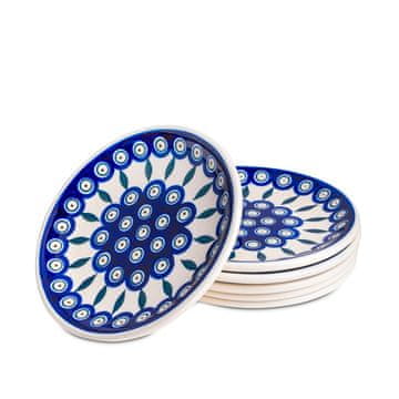 shumee Komplet 6 desertnih krožnikov, Ceramics Bolesławiec, vzorec k3