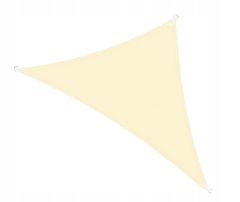 shumee IbizSail vrtno sončno jadro, vodoodporno, 4x3,5x3,5 m, kremne barve