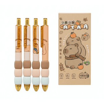 shumee Gel pisalo Capybara 4 kosi 13,5 cm z nedrsečim pokrovom - udobno pisanje