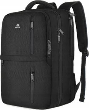 Matein Matein nahrbtnik za potovanje, ročna prtljaga za prenosnik 17", USB, vodoodporen 1197