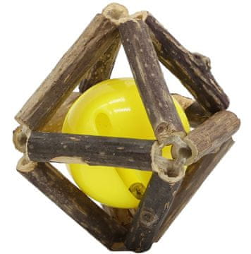 UNIQ Uniq Pets | Mačja igrača | Matatabi geometrijski z žogo in zvončkom 5 cm - Matatabi geometrijski z žogo in zvončkom 5 cm