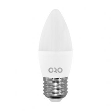 LEDPOL Žarnica ORO-E27-C37-toto-8W-CW 6500K