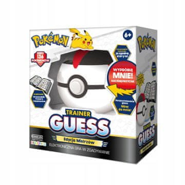 ZANZOON Interaktivna igra Pokemon Trainer Guess Champions Edition Ugibanje Igra PL