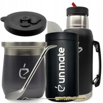 Un Mate Celoten komplet Yerba Mate: Termolid DualFlow, yerbera, bombilla, matero