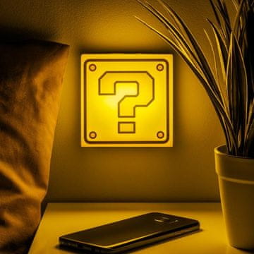 Paladone Stenska svetilka Question Block - Mario