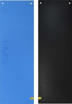 shumee HMS Premium fitnes podloga MFK03 180x60x15 mm modro-črna debela protizdrsna z luknjami