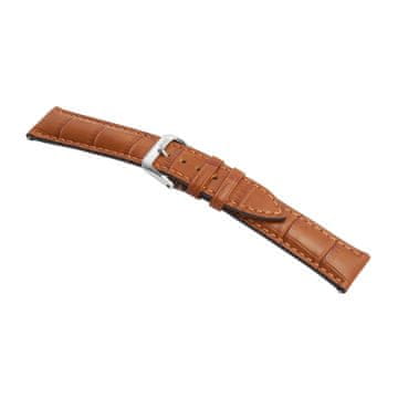 shumee Pašček za uro Louisiana Cognac 20 mm - brezstična plačila NFC