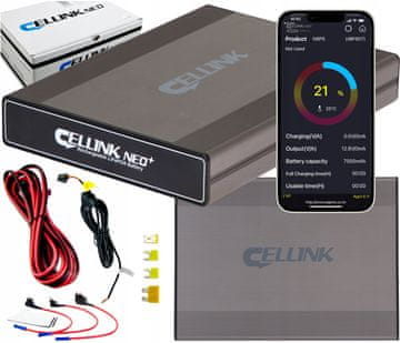 shumee Aplikacija za način parkiranja z avtomobilsko kamero Cellink NEO8+S in prenosno baterijo