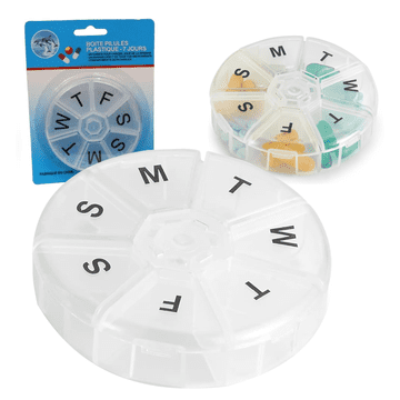 shumee Organizator za zdravila s predali 15,5 × 12 cm - priročno shranjevanje zdravil