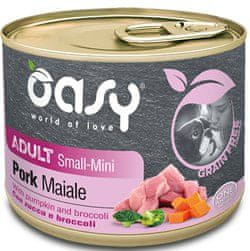 Oasy Oasy | Brez žitaric | Odrasli 200 g - Odrasli S/Mini - Svinjina 200 g