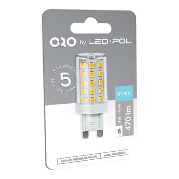 LEDPOL Žarnica ORO-G9-premium-4W-CW