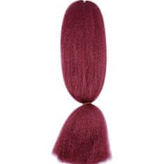 Bellezza Kanekalon klasični sintetični lasje za kitke - bordo - CK39