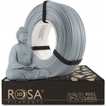 shumee Filament 3D ReFill PLA-CF Matt kamnito siva (1kg / 1,75mm)