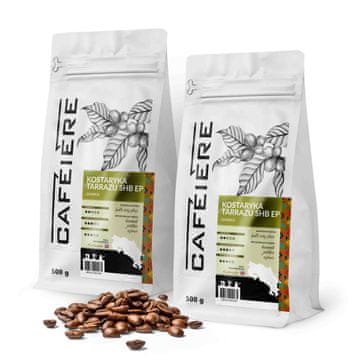 shumee Kavna zrna 1 kg Kostarika SHB EP Tarrazu 500 g x 2 Sveže pražena Arabica 100%