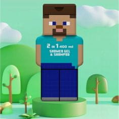 Air Val Otroški gel za prhanje in šampon 2 v 1, Minecraft, Air-Val, 400 ml