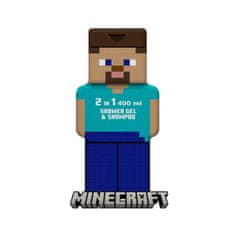 Air Val Otroški gel za prhanje in šampon 2 v 1, Minecraft, Air-Val, 400 ml