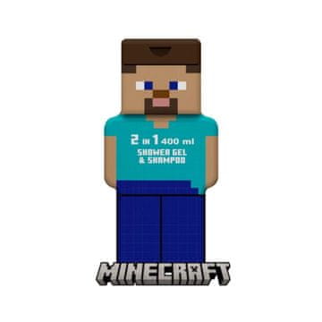 Air Val Otroški gel za prhanje in šampon 2 v 1, Minecraft, Air-Val, 400 ml