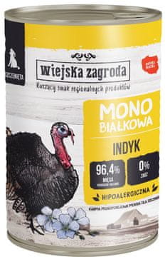shumee Wiejska Zagroda | Odrasel | Monoproteinska hrana za pse 400 g - Turkey Puppy 0,4 kg
