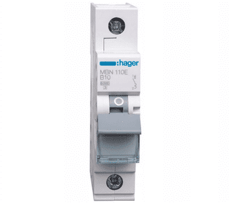 Hager Preobremenilno odklopnik 1P B 10A MBN110E