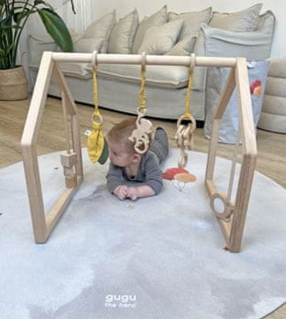 shumee Gugu Baby Gym gorčično zelena