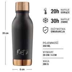 shumee Športni komplet: termo steklenica in pokrovček s slamico, prašno lakirana, avokado zelena 500 ml