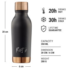 shumee Športni komplet: termo steklenica in pokrovček s slamico, prašno lakirana, avokado zelena 500 ml