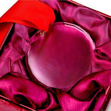 shumee Kristalna medalja z okrasnim ohišjem za graviranje ali tisk - za tekmovanja, natečaje, športne prireditve