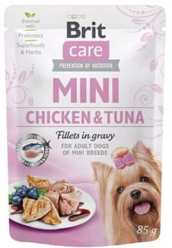 shumee Brit Care Dog | Mini | 85g vrečka - piščanec in tuna 85g