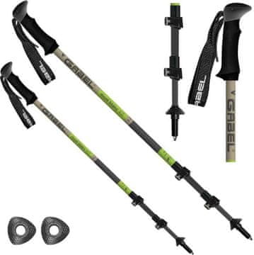 shumee Pohodniške palice Gabel Mont Blanc 4.0 Fast Lock, nastavljive lahke gorske palice.