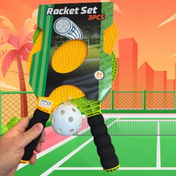 shumee Komplet loparjev ZA otroke ZA tenis badminton dva loparja lopar žogica