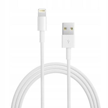 BASEUS USB kabel USB-A - Lightning 2 m, bel, Apple
