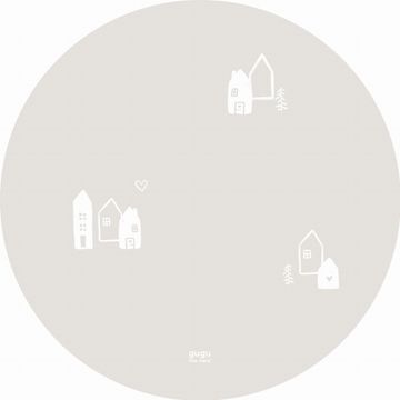 shumee Gumijasta podloga Prime Scandi Mist Circle