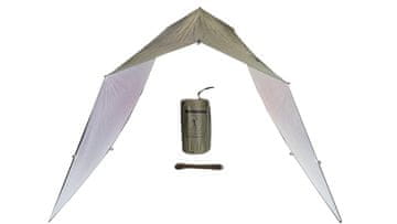 shumee Termo ponjava Bushmen 4×4.3 Olive — izolirana bivak ponjava UPF 50+ (26 zank, 3500 mm)