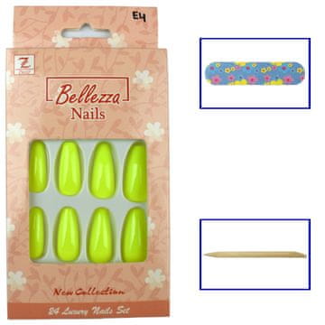 Bellezza Umetni nohti Ballerina Gloss, 24 kosov - E4